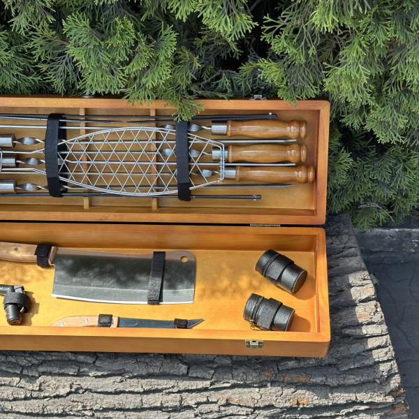 Подарунковий набір Mzavod Майстер BBQ світлий