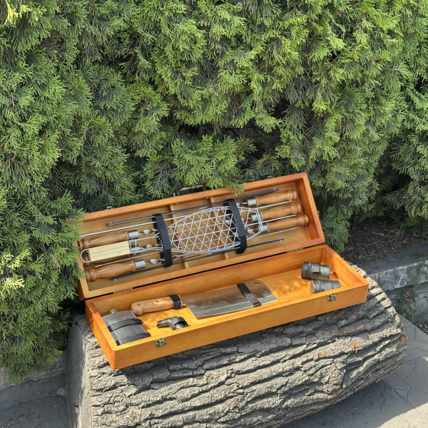 Подарунковий набір Mzavod Майстер BBQ світлий