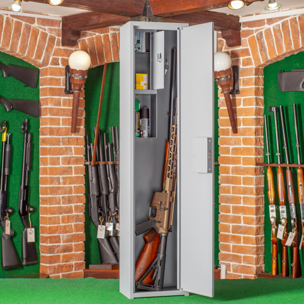 Сейф збройовий ШОЕ-1250, сірий