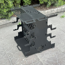 Вертикальний мангал Mzavod Медея на 6 шампурів 3мм