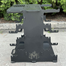 Вертикальний мангал Mzavod Медея на 6 шампурів 3мм