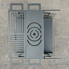 Вертикальний мангал Mzavod Медея на 6 шампурів 3мм