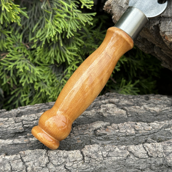 Вилка Mzavod з дерев'яною ручкою для зняття м'яса 280х3мм світла