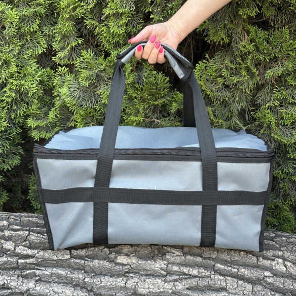 Чохол Mzavod для мангалу Тесей на 6 шампурів сірий