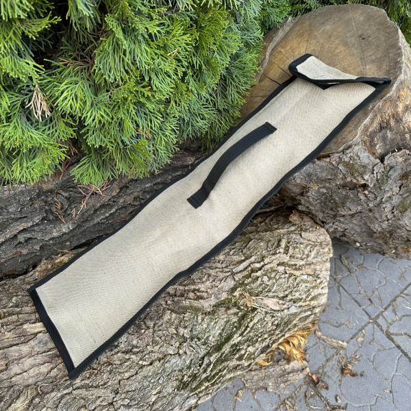 Чохол-сумка Mzavod із клапаном на липучці на 8 шампурів білий