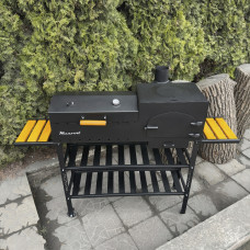 Мангал-барбекю Mzavod Геліос на 8 шампурів 4мм з пічкою