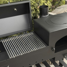 Мангал-барбекю Mzavod Геліос на 8 шампурів 4мм з пічкою