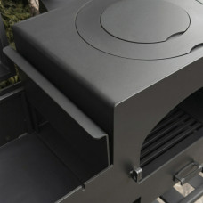 Мангал-барбекю Mzavod Геліос на 8 шампурів 4мм з пічкою