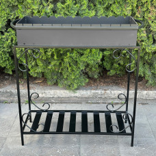 Мангал Mzavod Гефест на 12 шампурів 3мм на дровниці