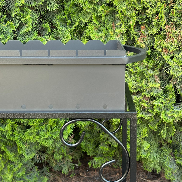 Мангал Mzavod Гефест на 12 шампурів 3мм на дровниці