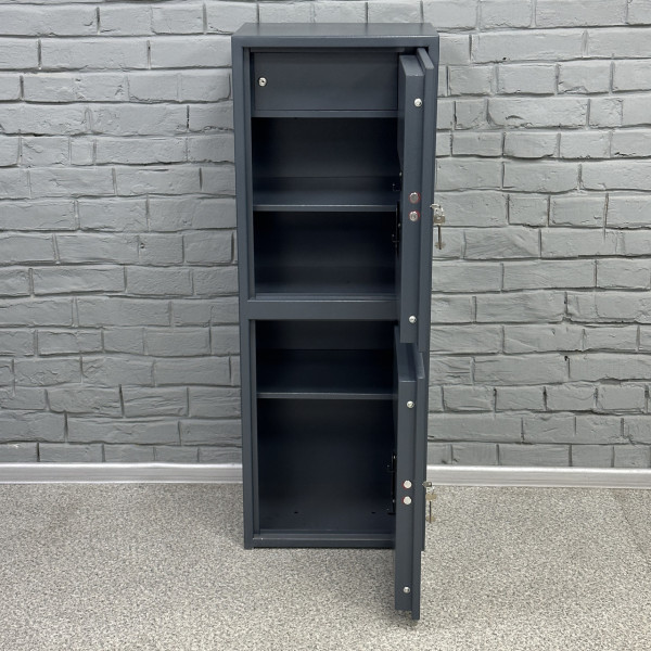 Офісний сейф CБП-1220/2 антрацитово-сірий