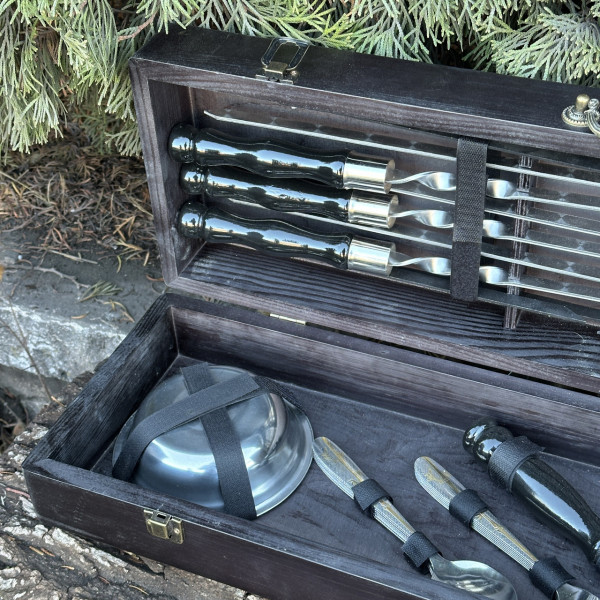 Подарунковий набір Mzavod Гетьман чорний