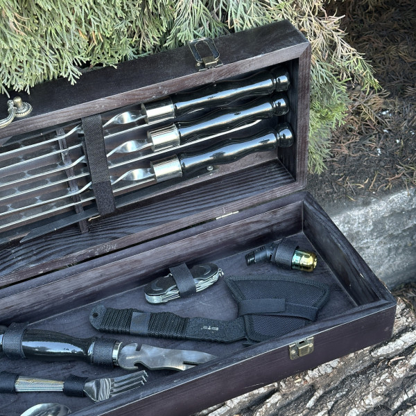 Подарунковий набір Mzavod Гетьман чорний