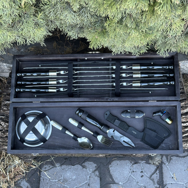 Подарунковий набір Mzavod Гетьман чорний