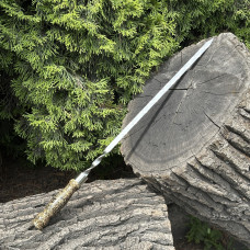 Шампур Mzavod з дерев'яною ручкою 630х12х3мм мармуровий