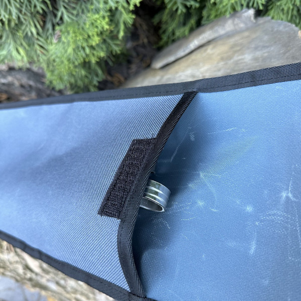 Чохол Mzavod із клапаном на липучці на 6 шампурів сірий