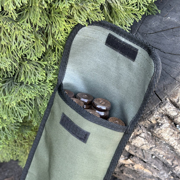 Чохол Mzavod із клапаном на липучці на 6 шампурів зелений