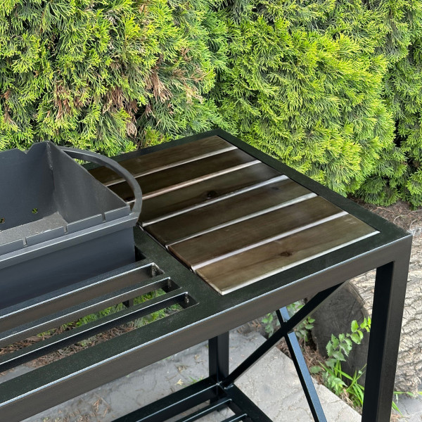 Мангал Mzavod Тор на 9 шампурів 4мм в стилі LOFT