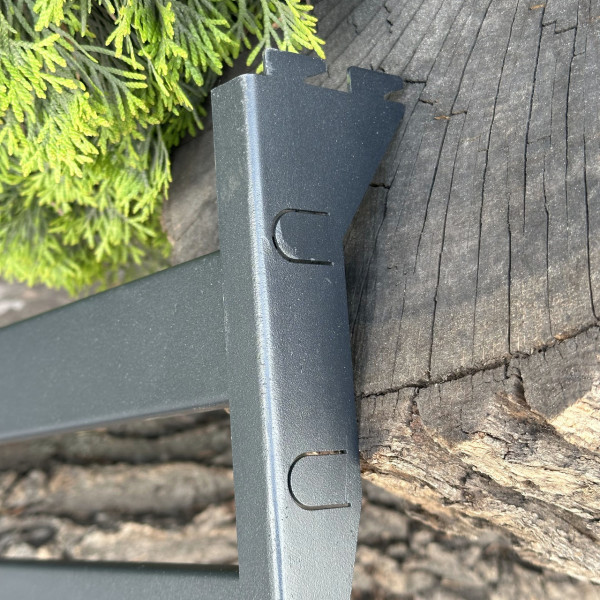 Передня полиця Mzavod для мангалу Прометей на 9 шампурів металева