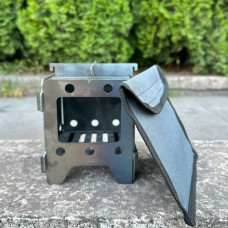 Піч-трісочниця Mzavod 13.5х13.5х15см 2мм мала з чохлом