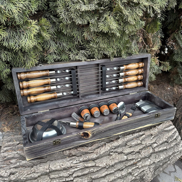 Подарунковий набір Mzavod Осавул темна текстура