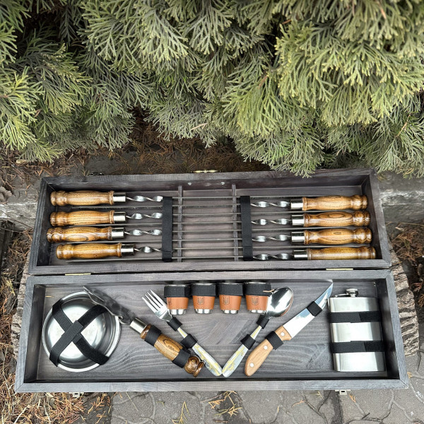 Подарунковий набір Mzavod Осавул темна текстура