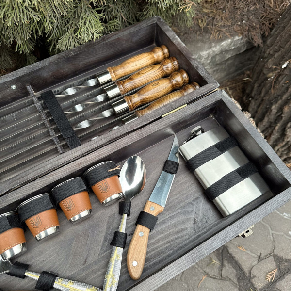 Подарунковий набір Mzavod Осавул темна текстура