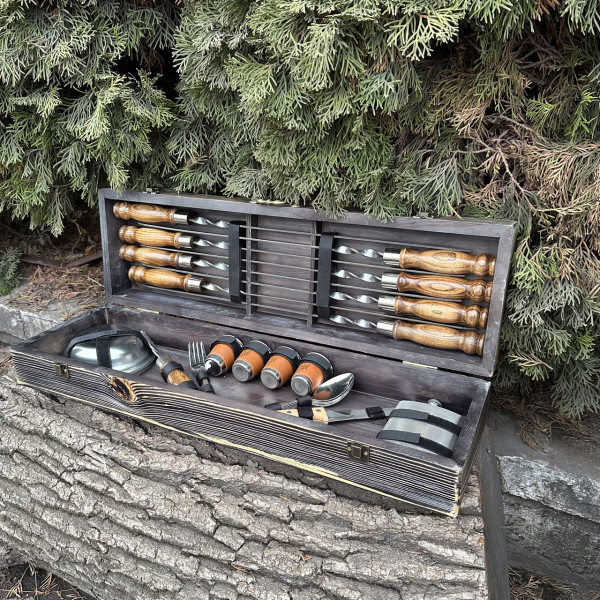 Подарунковий набір Mzavod Осавул темна текстура