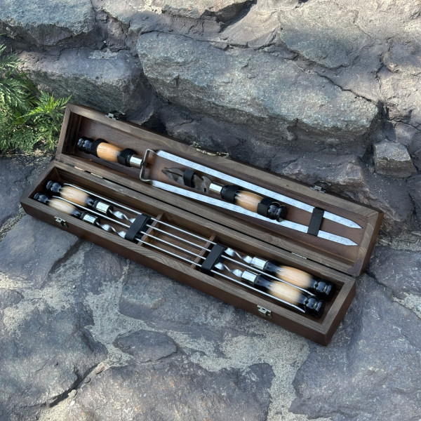 Подарунковий набір Mzavod ШашлиКейс темний