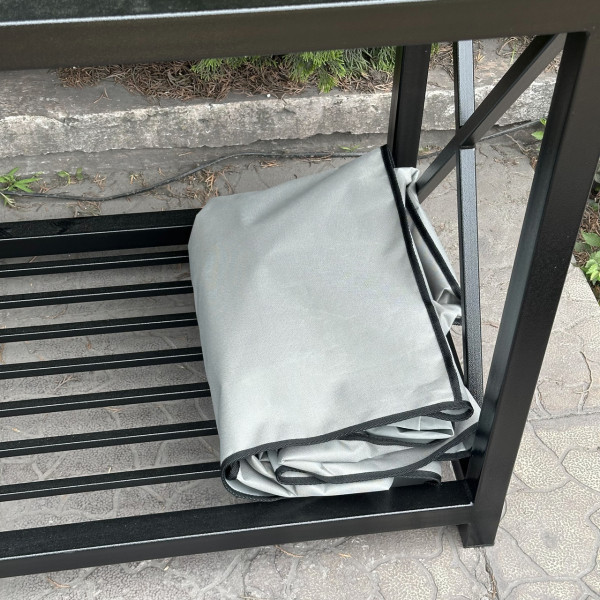 Чохол Mzavod для мангалу-барбекю в стилі LOFT на 9 шампурів сірий