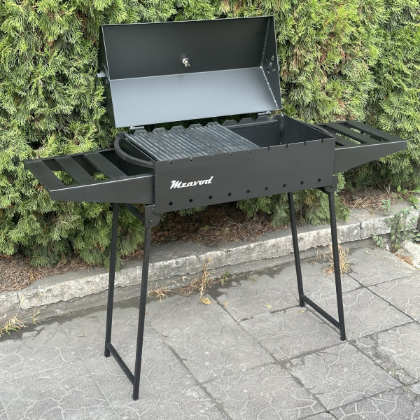 Мангал-барбекю Mzavod Ікар на 9 шампурів 3мм портативний