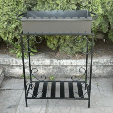 Мангал Mzavod Гефест на 9 шампурів 4мм на дровниці