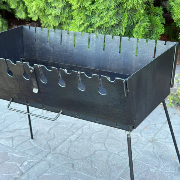 Мангал-валіза Mzavod Пегас на 10 шампурів 2мм