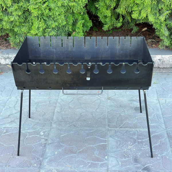 Мангал-валіза Mzavod Пегас на 10 шампурів 2мм