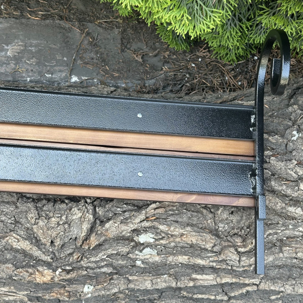 Передня полиця Mzavod для мангалу Зевс на 12 шампурів темне дерево