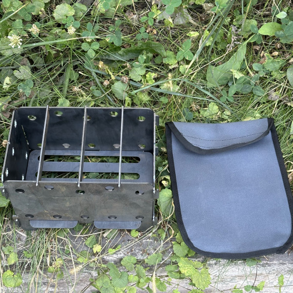 Піч-трісочниця Mzavod 21.3х15х15см 2мм велика з чохлом