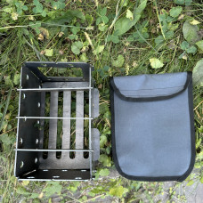 Піч-трісочниця Mzavod 21.3х15х15см 2мм велика з чохлом