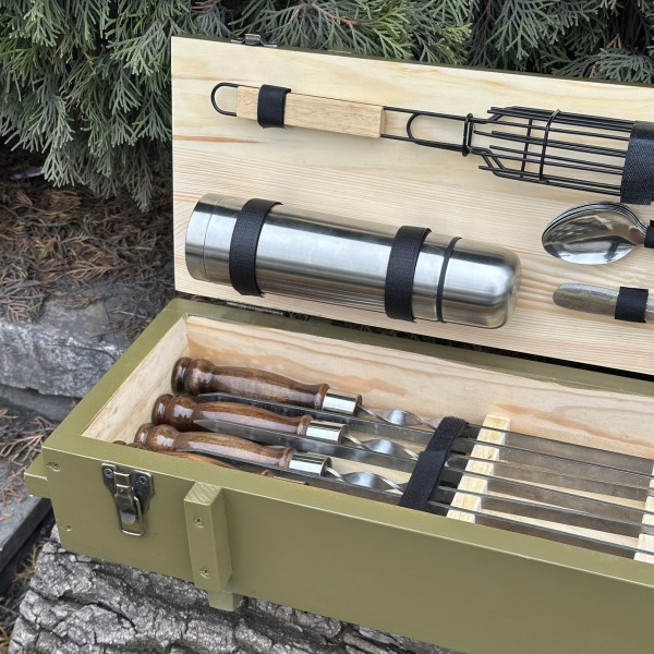 Подарунковий набір Mzavod Комбат оливковий