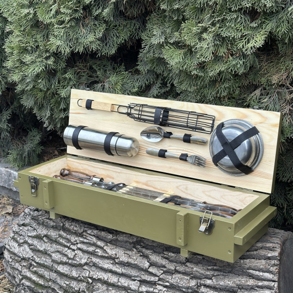 Подарунковий набір Mzavod Комбат оливковий