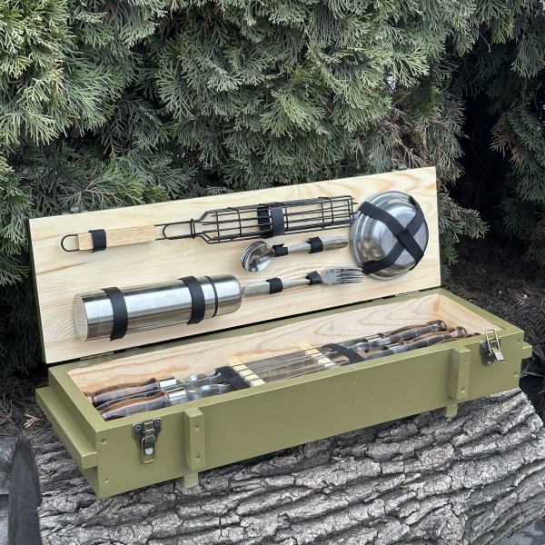 Подарунковий набір Mzavod Комбат оливковий