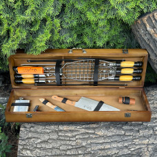 Подарунковий набір Mzavod Майстер BBQ темний