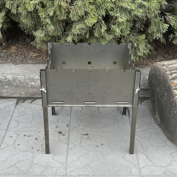 Розбірний мангал Mzavod Турист на 5 шампурів 0.8мм