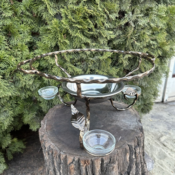 Садж для м'яса Mzavod 36см з 3 соусницями