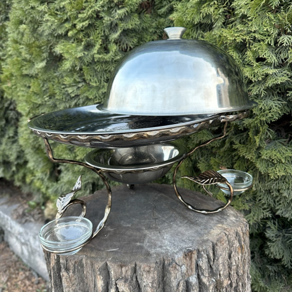 Садж для м'яса Mzavod 36см з 3 соусницями