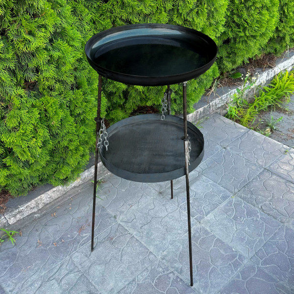 Сковорода з диску Mzavod Фрея 40см з підвісом для вогню