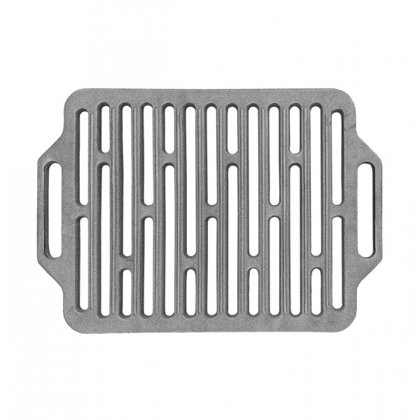 Універсальна чавунна Решітка-гриль Mzavod з ручками 420х300мм