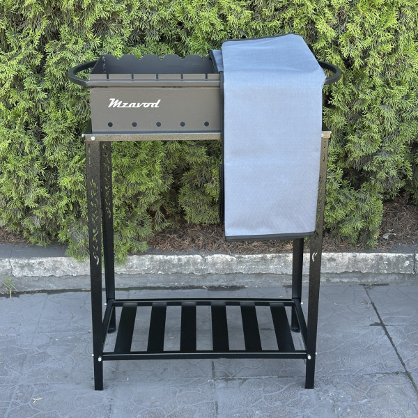 Чохол Mzavod для мангалу Прометей-Гефест на 9 шампурів сірий