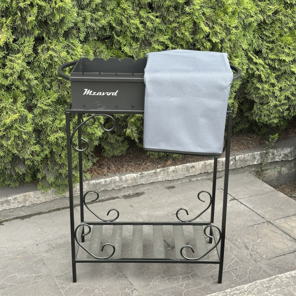 Чохол Mzavod для мангалу Прометей-Гефест на 9 шампурів сірий