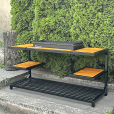 Мангал Mzavod Одін на 12 шампурів 4мм в стилі LOFT