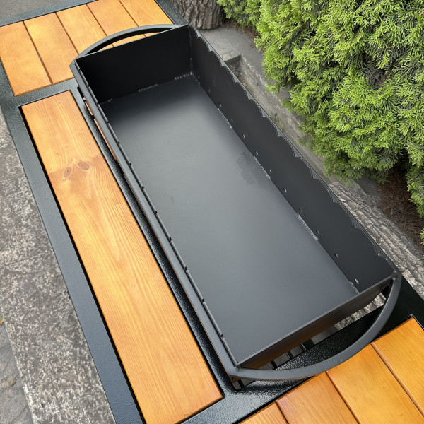 Мангал Mzavod Одін на 12 шампурів 4мм в стилі LOFT